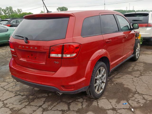 3C4PDCEG3FT688002 - 2015 DODGE JOURNEY R/ RED photo 4