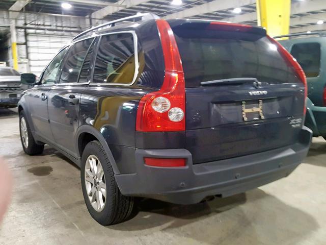 YV1CZ91H341101412 - 2004 VOLVO XC90 T6 BLACK photo 3