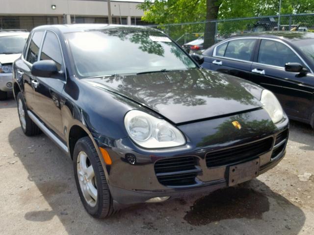 WP1AB29P54LA76195 - 2004 PORSCHE CAYENNE S BLACK photo 1