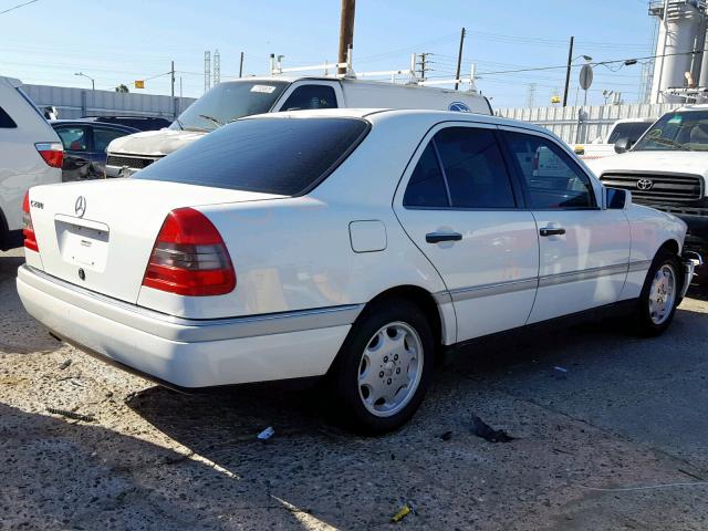 WDBHA28E4SF169903 - 1995 MERCEDES-BENZ C 280 WHITE photo 4