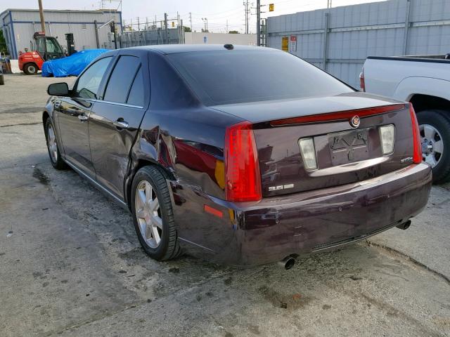 1G6DD67V480215308 - 2008 CADILLAC STS PURPLE photo 3