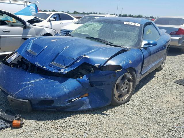 2G2FS22S5R2205117 - 1994 PONTIAC FIREBIRD BLUE photo 2