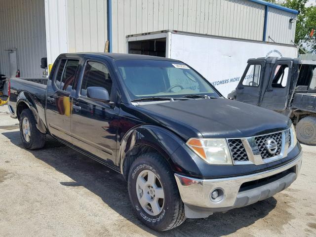 1N6AD09U47C452540 - 2007 NISSAN FRONTIER C BLACK photo 1