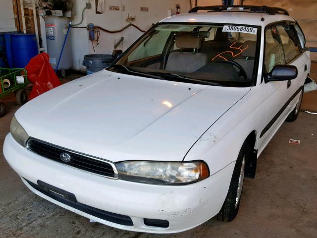 4S3BK6354S7329436 - 1995 SUBARU LEGACY L WHITE photo 2