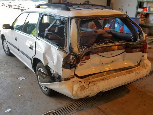 4S3BK6354S7329436 - 1995 SUBARU LEGACY L WHITE photo 3