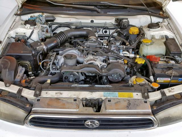 4S3BK6354S7329436 - 1995 SUBARU LEGACY L WHITE photo 7