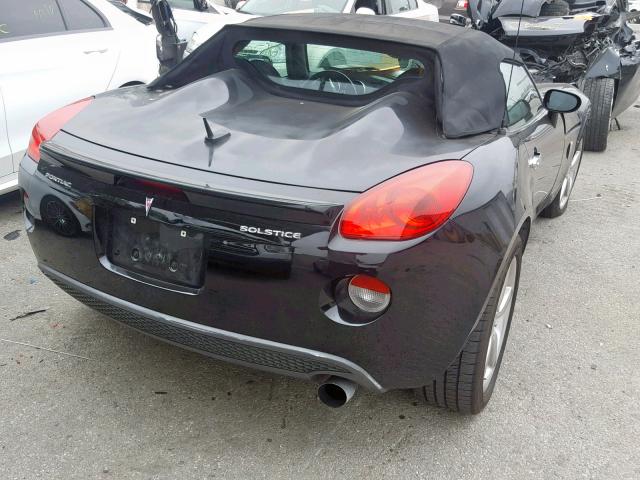 1G2MN35B19Y105292 - 2009 PONTIAC SOLSTICE BLACK photo 4