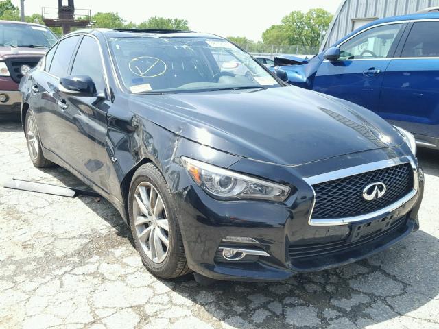 JN1BV7AR7EM684872 - 2014 INFINITI Q50 BASE BLACK photo 1