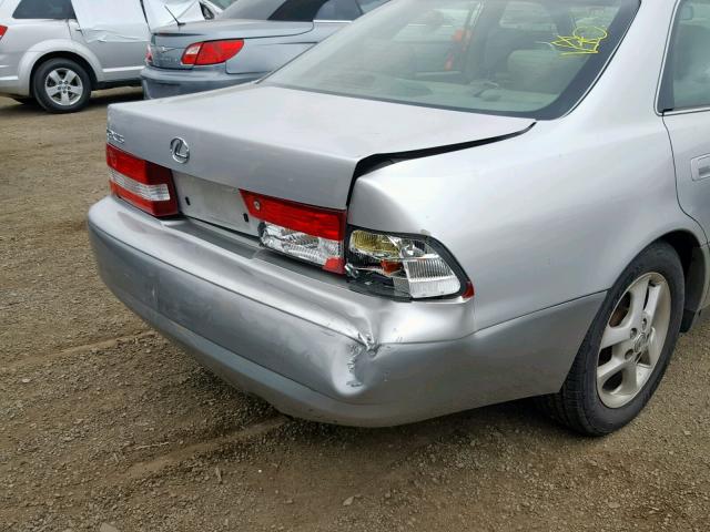 JT8BF28G510314344 - 2001 LEXUS ES 300 SILVER photo 9