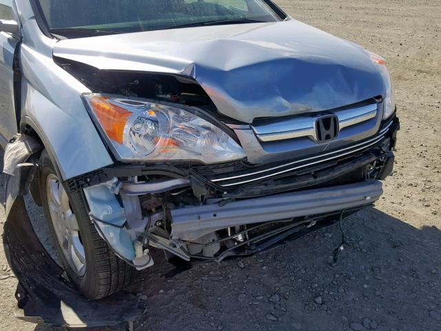 JHLRE48759C020907 - 2009 HONDA CR-V EXL BLUE photo 9