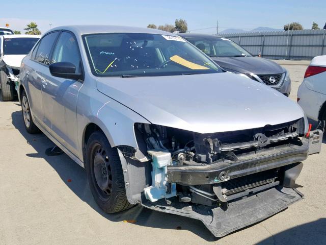 3VW2K7AJ6BM324974 - 2011 VOLKSWAGEN JETTA BASE SILVER photo 1