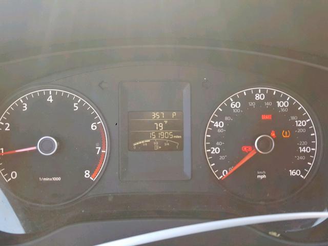 3VW2K7AJ6BM324974 - 2011 VOLKSWAGEN JETTA BASE SILVER photo 8