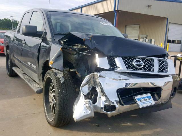 1N6BA0ED8EN514171 - 2014 NISSAN TITAN S BLACK photo 1