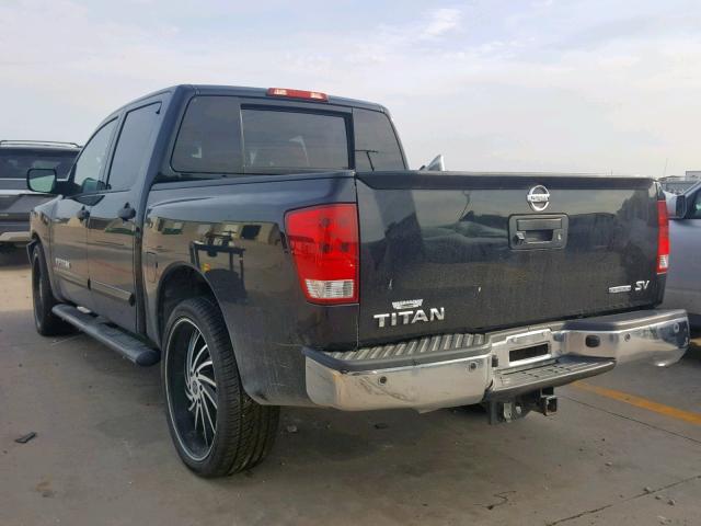 1N6BA0ED8EN514171 - 2014 NISSAN TITAN S BLACK photo 3