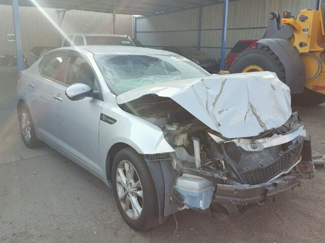 5XXGM4A75DG129443 - 2013 KIA OPTIMA GRAY photo 1