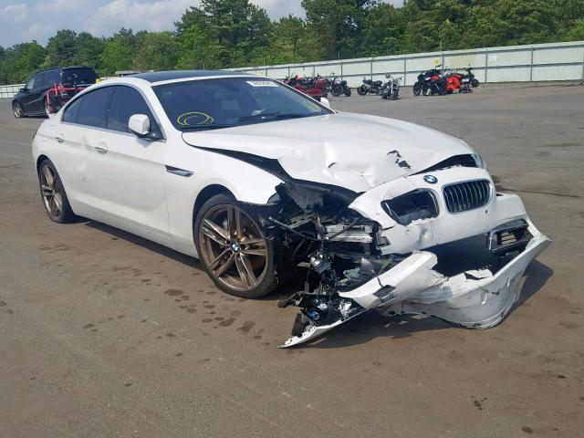 WBA6A0C56DDZ03554 - 2013 BMW 640 I WHITE photo 1