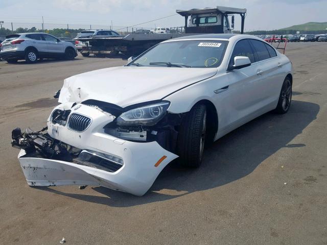 WBA6A0C56DDZ03554 - 2013 BMW 640 I WHITE photo 2