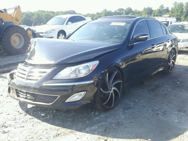 KMHGC4DD3CU206979 - 2012 HYUNDAI GENESIS 3. BLACK photo 2