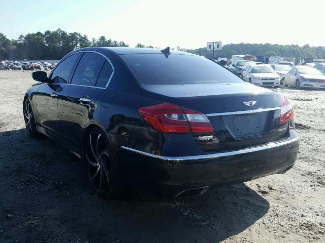 KMHGC4DD3CU206979 - 2012 HYUNDAI GENESIS 3. BLACK photo 3