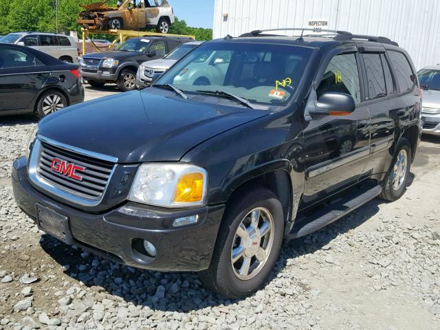 1GKDT13S242140769 - 2004 GMC ENVOY BLACK photo 2