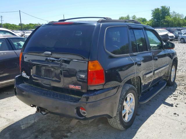 1GKDT13S242140769 - 2004 GMC ENVOY BLACK photo 4