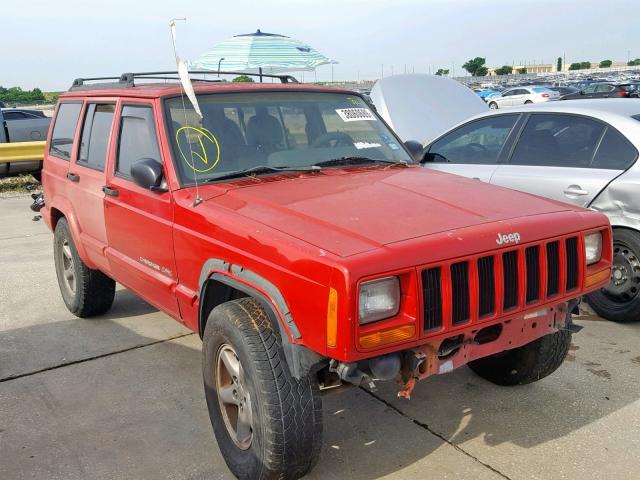 1J4FT68S6XL511029 - 1999 JEEP CHEROKEE S RED photo 1