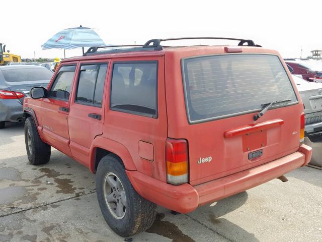 1J4FT68S6XL511029 - 1999 JEEP CHEROKEE S RED photo 3