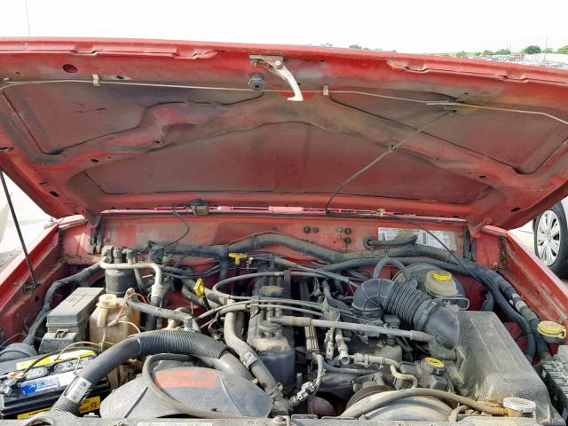 1J4FT68S6XL511029 - 1999 JEEP CHEROKEE S RED photo 7