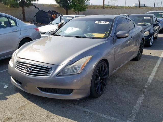 JNKCV64E88M126360 - 2008 INFINITI G37 BASE GRAY photo 2