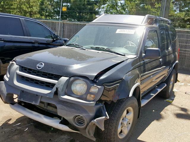 5N1ED28Y54C638776 - 2004 NISSAN XTERRA XE BLACK photo 2