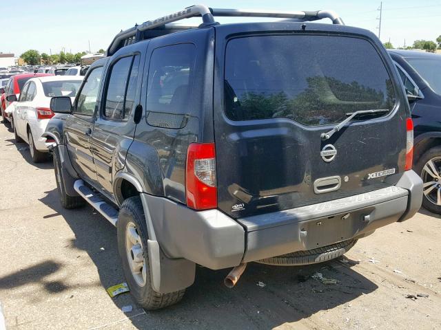 5N1ED28Y54C638776 - 2004 NISSAN XTERRA XE BLACK photo 3