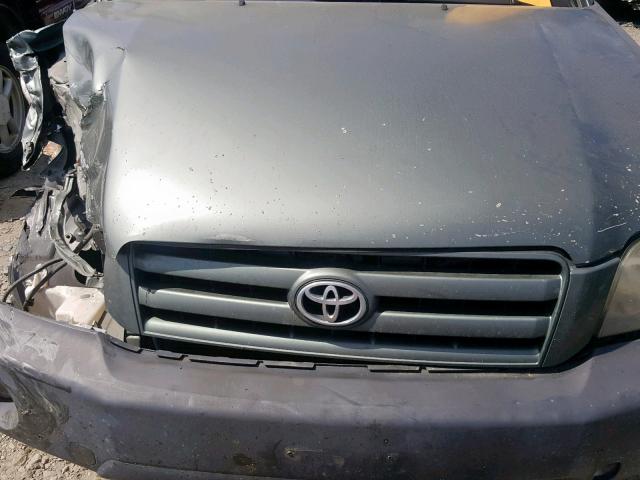 JTEDP21A160123939 - 2006 TOYOTA HIGHLANDER GREEN photo 7