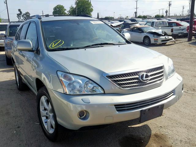 JTJHW31U182045644 - 2008 LEXUS RX 400H SILVER photo 1