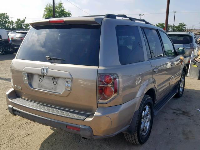 5FNYF28617B039939 - 2007 HONDA PILOT EXL GOLD photo 4