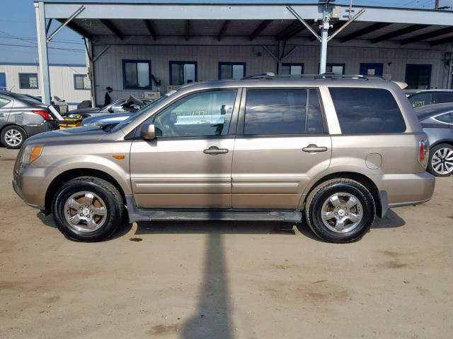 5FNYF28617B039939 - 2007 HONDA PILOT EXL GOLD photo 9