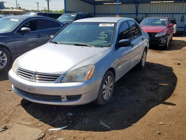 JA3AJ26E06U066838 - 2006 MITSUBISHI LANCER ES SILVER photo 2