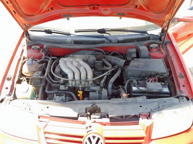 3VWSC29M5YM090608 - 2000 VOLKSWAGEN JETTA GLS RED photo 7