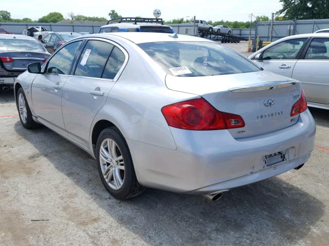 JN1CV6AR7FM521364 - 2015 INFINITI Q40 SILVER photo 3