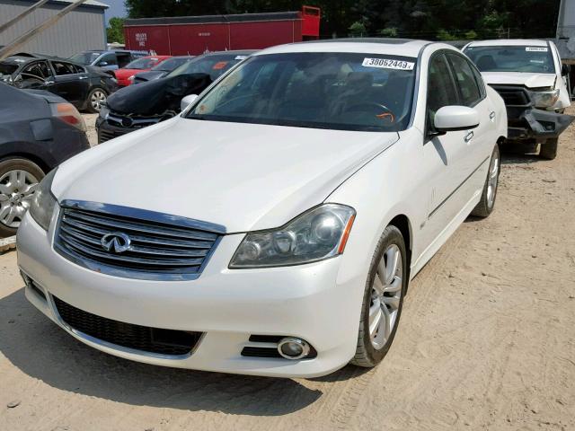 JN1CY0AP6AM910993 - 2010 INFINITI M35 BASE WHITE photo 2