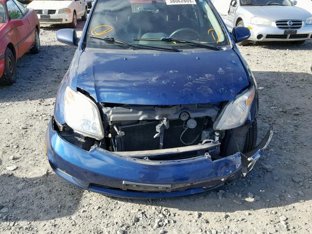 JTKKT604660145647 - 2006 TOYOTA SCION XA BLUE photo 9