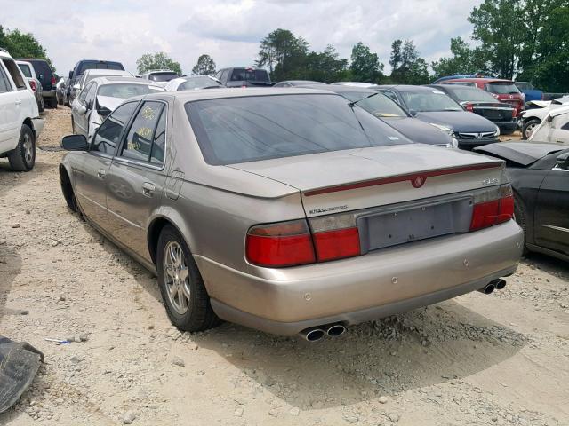 1G6KS54Y41U186901 - 2001 CADILLAC SEVILLE SL BEIGE photo 3