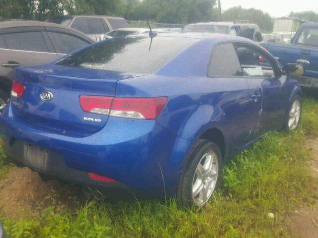 KNAFU6A26B5402657 - 2011 KIA FORTE EX BLUE photo 4