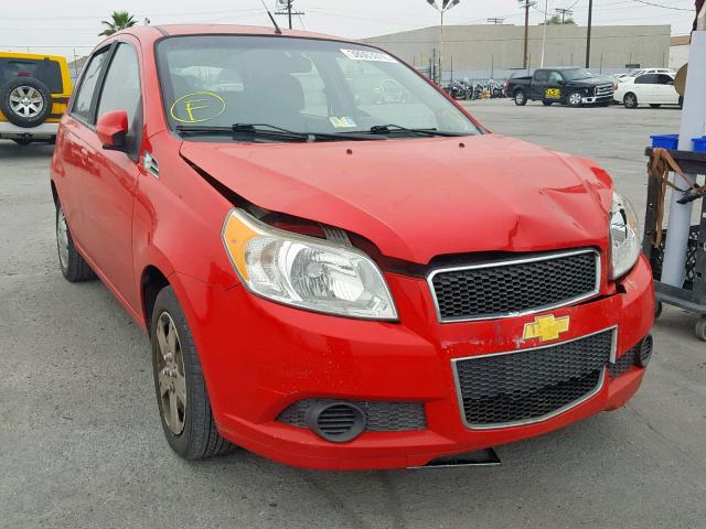 KL1TD6DE0BB142888 - 2011 CHEVROLET AVEO LS RED photo 1