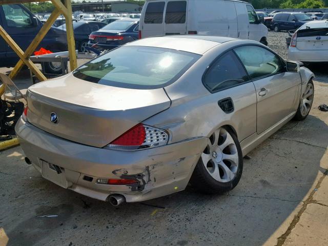 WBAEH73445B192439 - 2005 BMW 645 CI AUT SILVER photo 4