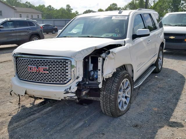 1GKS2CKJ6FR506189 - 2015 GMC YUKON DENA WHITE photo 2