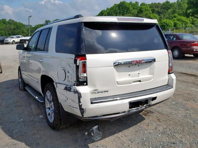 1GKS2CKJ6FR506189 - 2015 GMC YUKON DENA WHITE photo 3