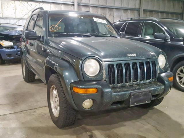 1J4GK58K42W348308 - 2002 JEEP LIBERTY LI GREEN photo 1