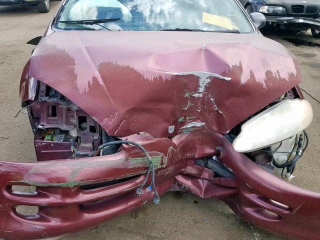 2B3HD46R1YH275504 - 2000 DODGE INTREPID MAROON photo 7