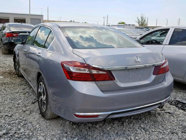 1HGCR2F35HA131805 - 2017 HONDA ACCORD LX SILVER photo 3