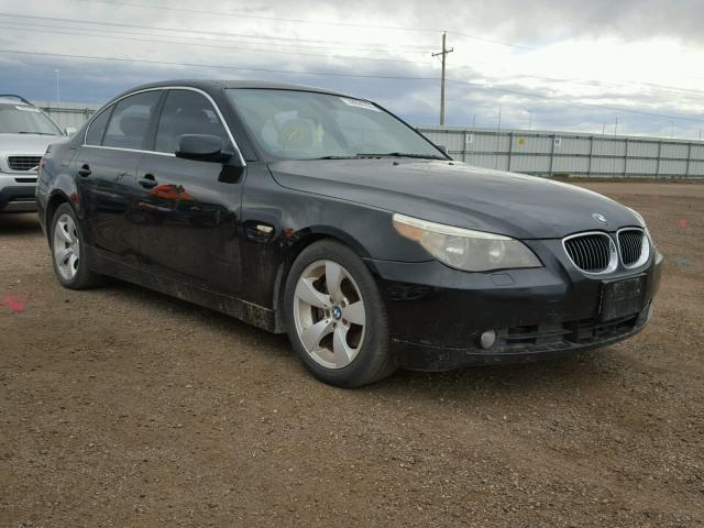 WBANE535X6CK87489 - 2006 BMW 525 I BLACK photo 1